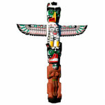 Cool Native American Totem Pole 4 Sculpted Magnet photo sculptures