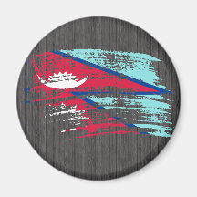 Cool Nepali flag design Refrigerator Magnets