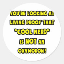 Cool Nerd Is NOT an Oxymoron Sticker