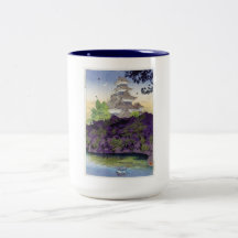 Cool oriental japanese Ancient Castle Palace art Mug