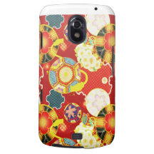 Cool oriental japanese colourful pattern galaxy nexus cover