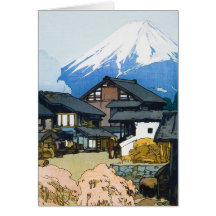 Cool oriental japanese Fuji from Furatsu Yoshida Card
