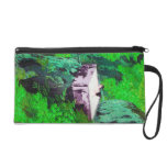 Cool oriental japanese Ladies in Hot Spring art Wristlet Clutches