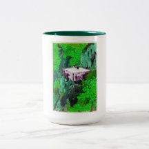 Cool oriental japanese Ladies in Hot Spring art Mug
