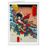Cool oriental japanese Legendary Samurai Bushi art Cards