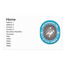 Cool Orthodontists Club Business Card Template