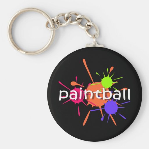 Cool paintball key chain