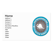 Cool Paleontologists Club Business Card Templates