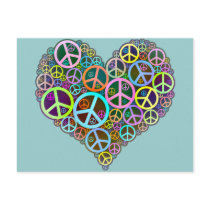 Cool Peace Love Heart