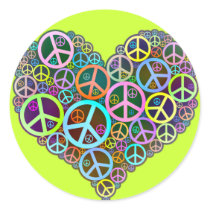 Cool Peace Love Heart