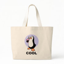 Cool Penguin Tote Bags