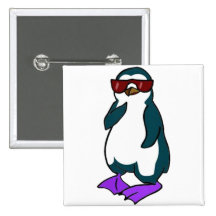 Cool Penguin Pin