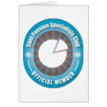 Cool Pension Specialists Club Greeting Card