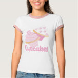 Cool Pink Candy Cupcakes t-shirts