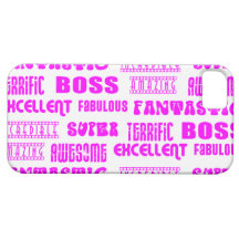 Cool Pink Modern Design for Bosses  Positive Words iPhone 5 Covers