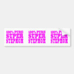 Cool Pink Stepmoms : Super Stepmom Bumper Sticker