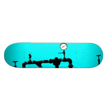 cool pipes skate board deck