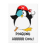Cool Pirate Penguin Post Cards