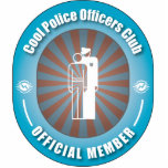 Cool Police Officers Club photo sculptures