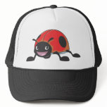 Cool Red Baby Ladybug Cartoon hats