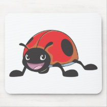 Cool Red Baby Ladybug Cartoon