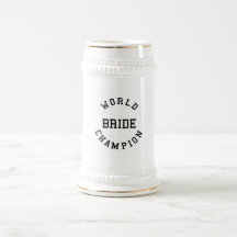 Cool Retro Brides Gifts : World Champion Bride Coffee Mugs