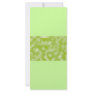Cool Retro Chartreuse Rack Card