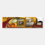 Cool Rooms by Lenny art Bumper Sticker