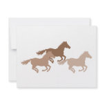 Cool running horses invitations