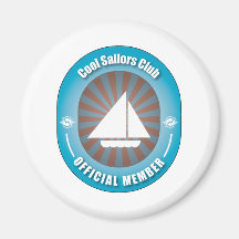Cool Sailors Club Refrigerator Magnet