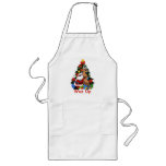 Cool Santa and Reindeer Apron