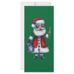 Cool Santa Claus rack cards