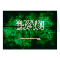 Cool Saudi Flag Greeting Cards