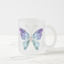 Cool Shades Rainbow Wings Butterfly Coffee Mug