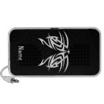 Cool Simple Elegant Classic Black White Tribal iPod Speaker