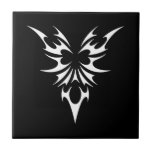 Cool Simple Elegant Classic Black White Tribal Ceramic Tiles