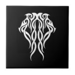 Cool Simple Elegant Classic Black White Tribal Tiles