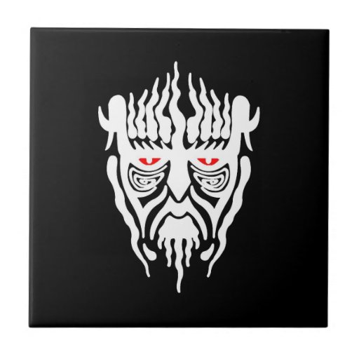 Cool Simple Elegant Classic Black White Tribal Tiles