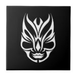 Cool Simple Elegant Classic Black White Tribal Ceramic Tile