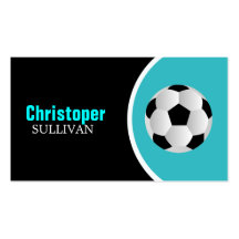 Cool Soccer Ball Business Cards