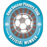 Cool Soccer Players Club photo sculptures