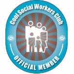 Cool Social Workers Club photo sculptures