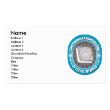Cool Software Engineers Club Business Card Templates