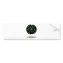 Cool Speedometer Emblem bumper stickers