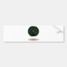 Cool Speedometer Emblem Bumper Stickers