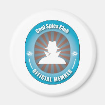 Cool Spies Club Refrigerator Magnet
