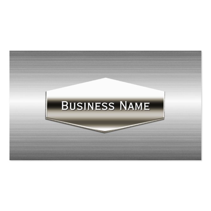 Cool Stainless Steel Metallic Business Card