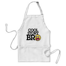 Cool story bro apron