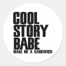 Cool Story Bro Parody Sticker