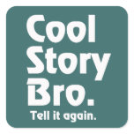 Cool Story Bro. Tell it again. 3 stickers